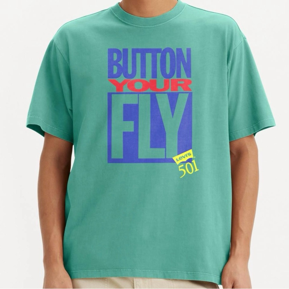 Levi's Vintage  “Button Your Fly Graphic T-Shirt Men’s Size L